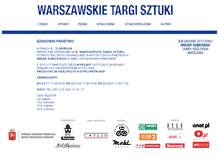Tablet Screenshot of 2010.warszawskietargisztuki.pl